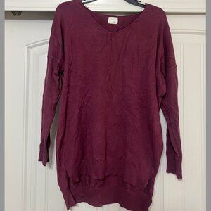 Dreamers By Debut Womens S Maroon Sweater